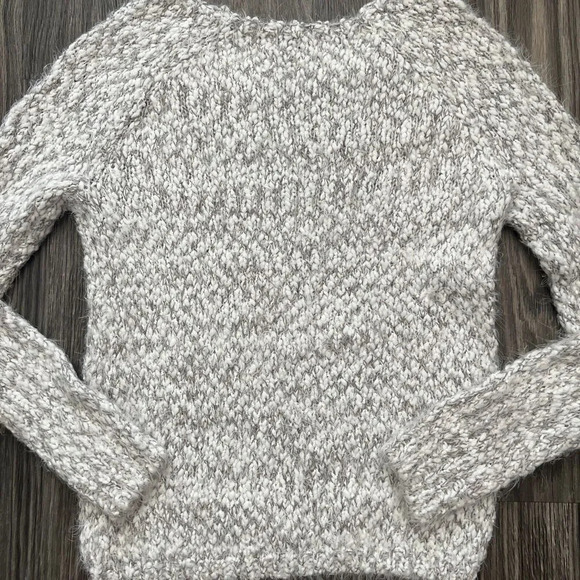 Buffalo David Bitton‎ Women’s Soft White Gray Thick Eyelash Knit Sweater Small - Picture 6 of 7